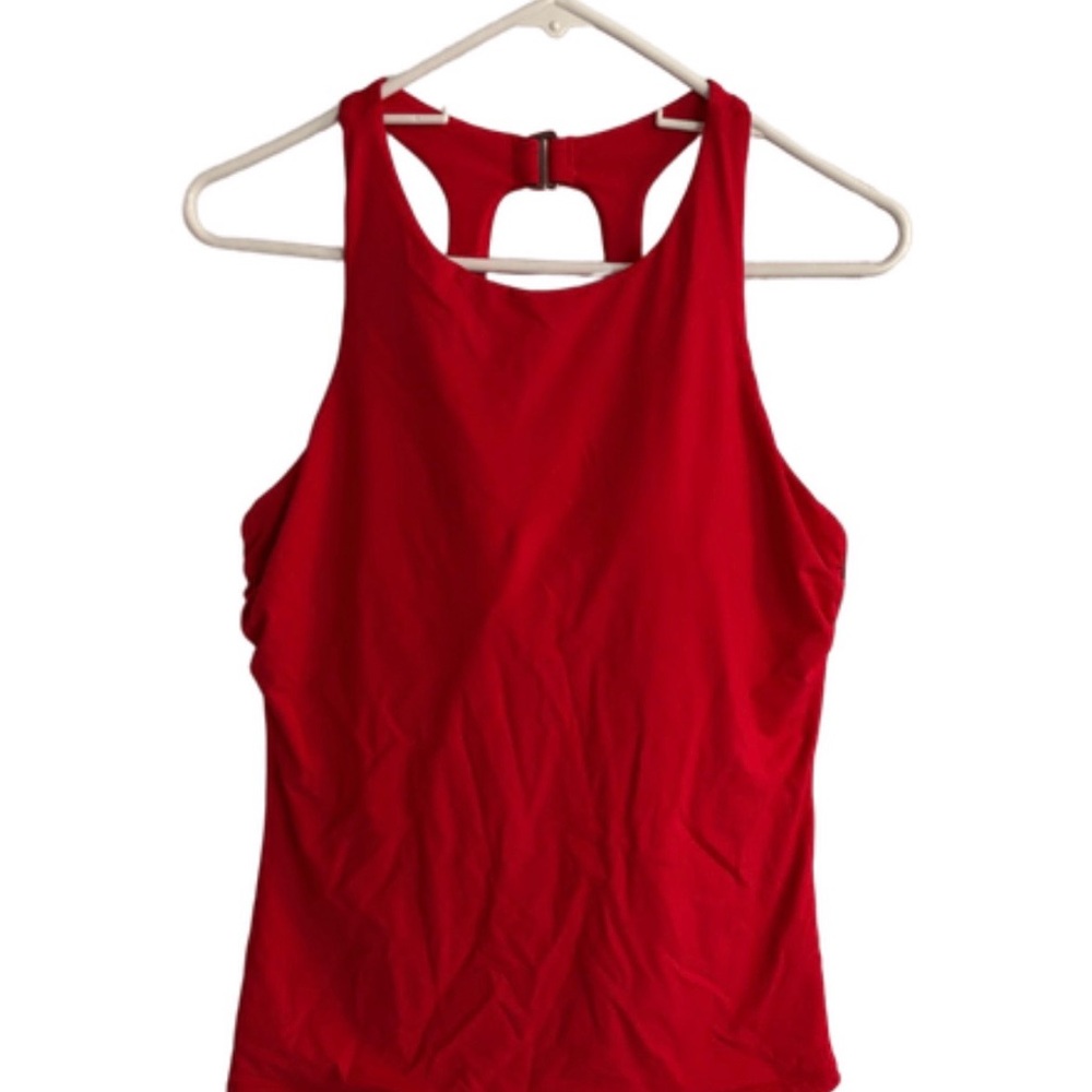 Athleta Red Swim Top